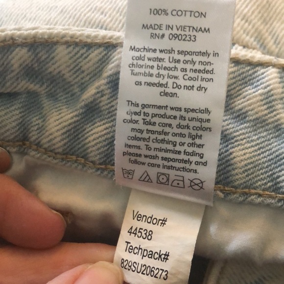 PACSUN Faded High Rise Festival Fringe Shorts 29” Sexy Light Wash Cut Offs - Picture 6 of 6